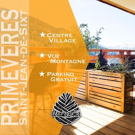 Appt Primeveres - Centre Village, Vue Montagne - Aravistour Сен-Жан-де-Сікст Екстер'єр фото
