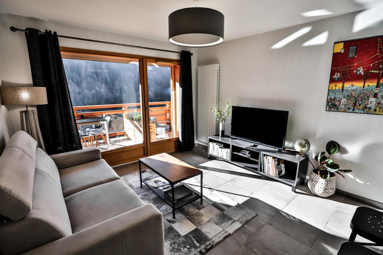 Appt Primeveres - Centre Village, Vue Montagne - Aravistour Сен-Жан-де-Сікст Екстер'єр фото